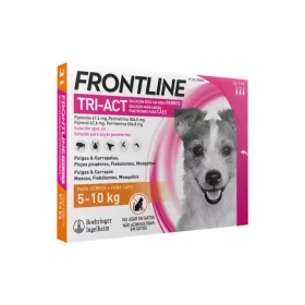   Frontline Tri-Act rácsepegtető oldat 5-10kg-os kutyáknak 1 pipetta