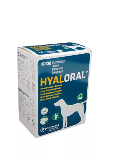 HyalOral porcerősítő tabletta nagy- és óriástestű kutyáknak 120db