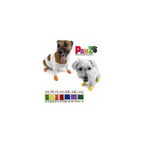 Pawz bio gumi kutyacipő XS narancssárga 4db