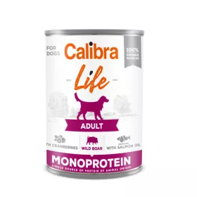   Calibra Dog Life Adult wild boar with cranberries konzerv 400g