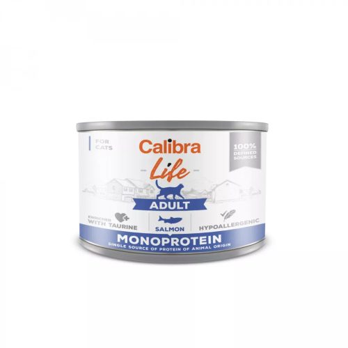 Calibra Cat Life Adult salmon konzerv 200g