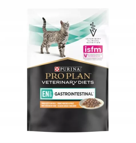 Purina Veterinary Diets EN ST/OX Gastrointestinal emésztést segítő nedves macskaeledel csirkével 85g
