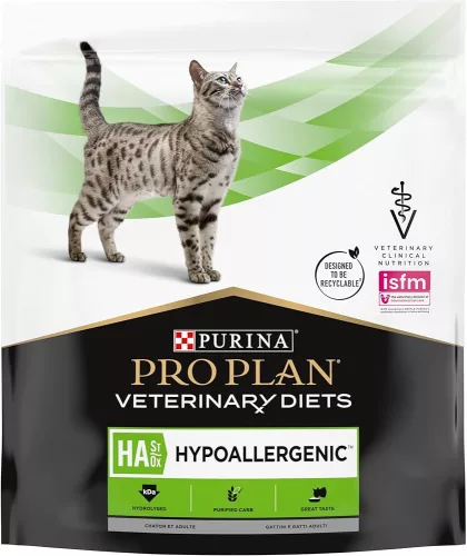 Purina Veterinary Diets HA ST/OX Hypoallergenic száraz macskaeledel 325g