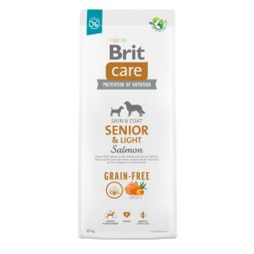   Brit Care Grain-Free Senior & Light Salmon & Potato 12kg - hipoallergén kutyatáp idős és/vagy túlsúlyos kutyák részére