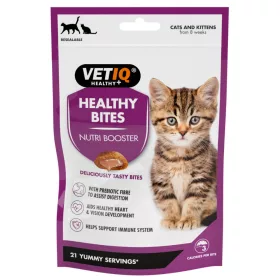   Vetiq Healthy Bites Nutri Booster jutalomfalat kölyök macskáknak 65g