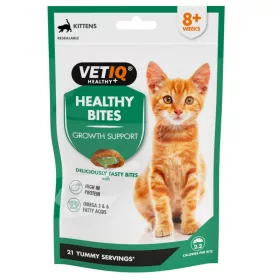  Vetiq Healthy Bites Growth Support jutalomfalat kölyök macskáknak 65g