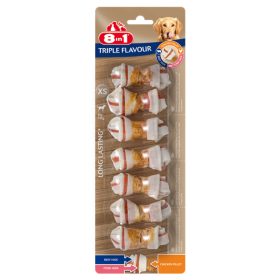 8 in 1 Triple Flavour rágócsont XS 7db