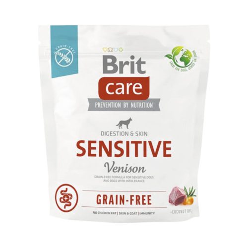 Brit Care Sensitive Venison & Potato 1kg - szarvashúsos hipoallergén, gabonamentes kutyatáp