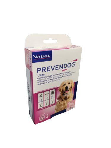 Virbac Prevendog nyakörv 60cm - 25kg alatti kutyáknak (2db/doboz)