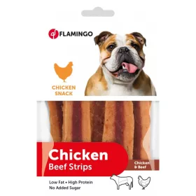   Flamingo Chicken Lamb Strips - csirkés és marhás csíkok 85g  511232