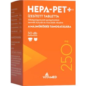 Hepa-Pet Plus ízesített tabletta 250 mg - 30 tabletta