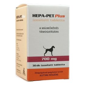 Hepa-Pet Plus ízesített tabletta 700 mg - 30 tabletta