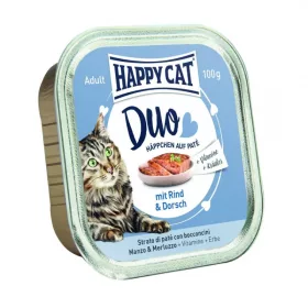   Happy Cat Minkas Duo pástétomos falatkák marha-vadlazac 100g
