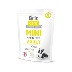   Brit Care Mini Grain-Free Adult Lamb 400g- hipoallergén, gabonamentes kutyatáp kistestű felnőtt kutyáknak