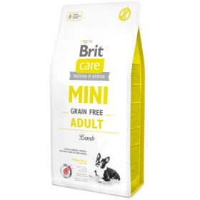   Brit Care Mini Grain-Free Adult Lamb 7kg- hipoallergén, gabonamentes kutyatáp kistestű felnőtt kutyáknak