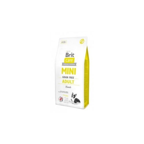 Brit Care Mini Grain-Free Adult Lamb 7kg- hipoallergén, gabonamentes kutyatáp kistestű felnőtt kutyáknak