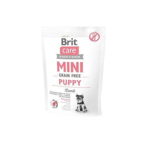 Brit Care Mini Grain-Free Puppy Lamb 400g - hipoallergén, gabonamentes kutyatáp kölykök számára