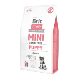   Brit Care Mini Grain-Free Puppy Lamb 2kg- hipoallergén, gabonamentes kutyatáp kölykök számára