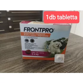 FrontPro rágótabletta 2-4kg-os kutyáknak 1 tabletta