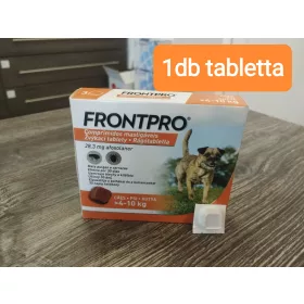 FrontPro rágótabletta 4-10kg-os kutyáknak 1 tabletta 