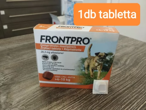 FrontPro rágótabletta 4-10kg-os kutyáknak 1 tabletta 