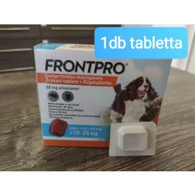 FrontPro rágótabletta 10-25kg-os kutyáknak 1 tabletta