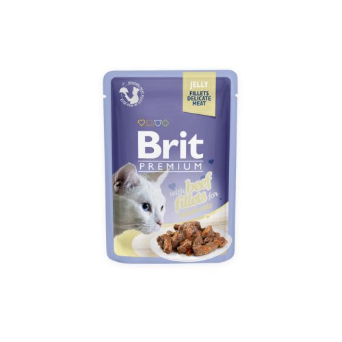 Brit Premium Cat Beef Fillets in Jelly alutasakos 85g