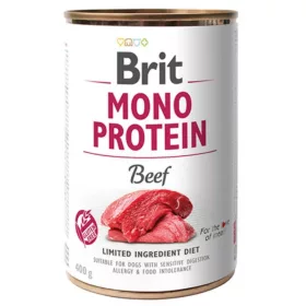   Brit Mono Protein Beef konzerv 400g - gabonamentes, marha konzerv kutyáknak