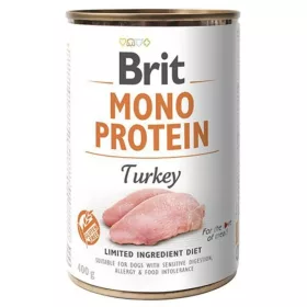   Brit Mono Protein Turkey konzerv 400g - gabonamentes, pulyka konzerv kutyáknak