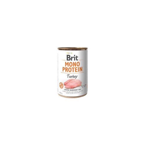 Brit Mono Protein Turkey konzerv 400g - gabonamentes, pulyka konzerv kutyáknak