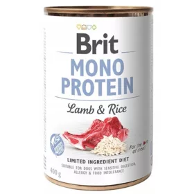   Brit Mono Protein Lamb & Rice konzerv 400g - bárány és rizs konzerv kutyáknak