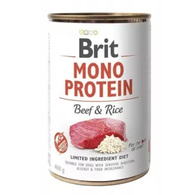   Brit Mono Protein Beef & Rice konzerv 400g - marha és rizs konzerv kutyáknak