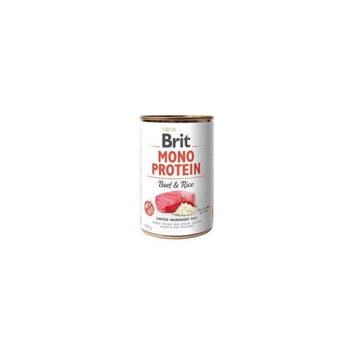Brit Mono Protein Beef & Rice konzerv 400g - marha és rizs konzerv kutyáknak