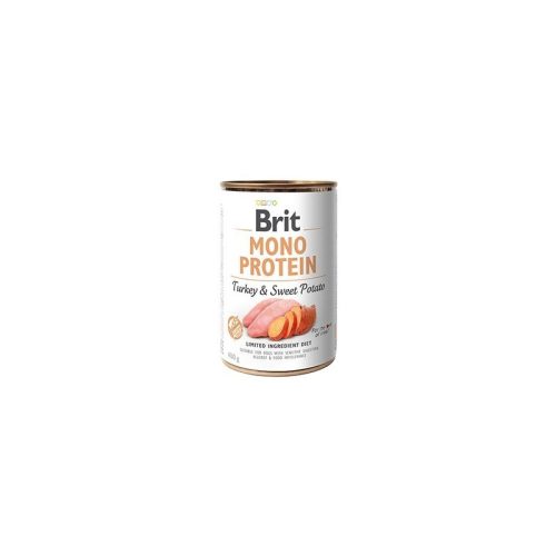 Brit Mono Protein Turkey & Sweet Potato konzerv 400g - gabonamentes, pulyka és édesburgonya konzerv kutyáknak