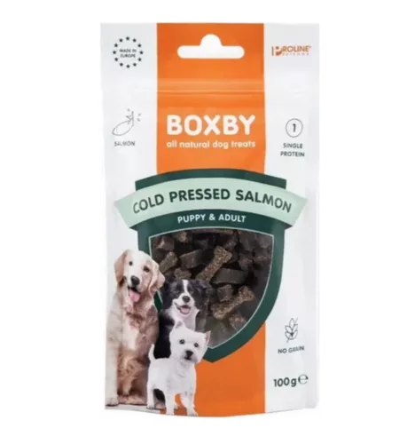 Boxby Cold Pressed lazacos jutalomfalat kutyáknak 100g