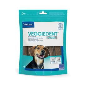   Virbac VeggieDent rágószalag M 15db- fogtisztító kutyáknak