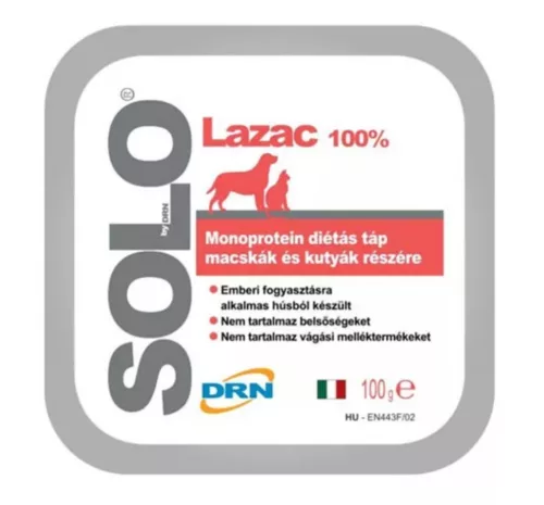 Solo Hypoallergén pástétom lazac 100g