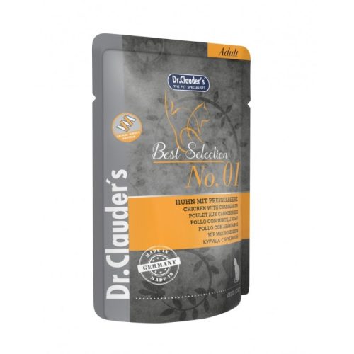 Dr. Clauder's Best Selection No1 Cat alutasakos csirke-tőzegáfonya 85g