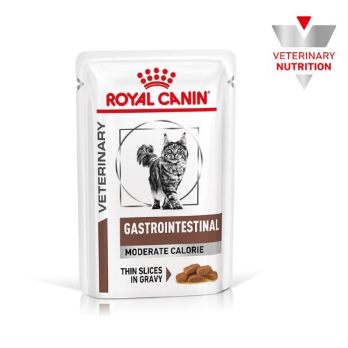 Royal Canin Gastrointestinal Moderate Calorie Feline 85g alutasakos - macska nedvestáp