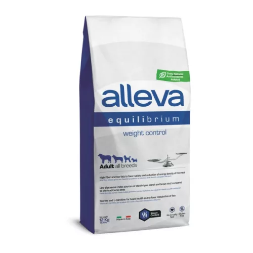 Alleva Equilibrium Adult All Breeds Weight Control chicken&ocean fish 12kg