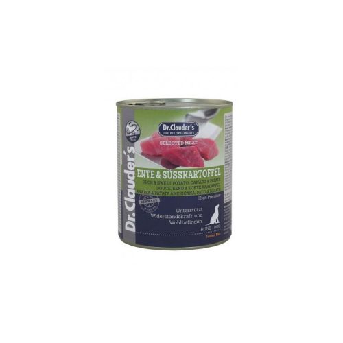 Dr. Clauder's Dog Selected Meat konzerv kacsa-édesburgonya 800g