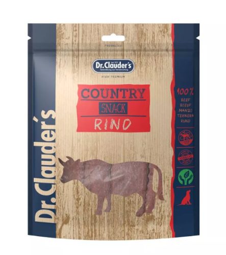 Dr. Clauder's Dog Jutalomfalat Prémium Country Line Snack marha 170g