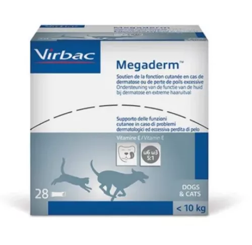 MegaDerm bőr szőrkondícionáló olaj 28x4ml (10kg alatt)
