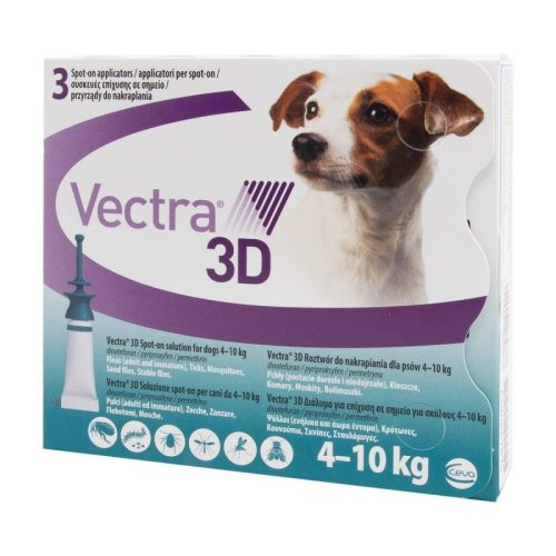 Vectra 3D spot on kutyáknak 4-10kg 1 pipetta