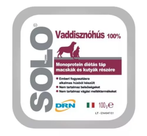 Solo Hypoallergén pástétom vaddisznó 100g