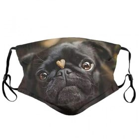 Textil szájmaszk Mopsz 4