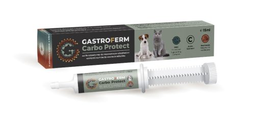 Gastroferm Carbo Protect 15ml - paszta kistestű kutyáknak és macskáknak