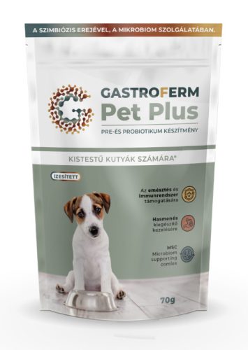 Gastroferm Pet Plus 70g – probiotikum por kistestű kutyáknak