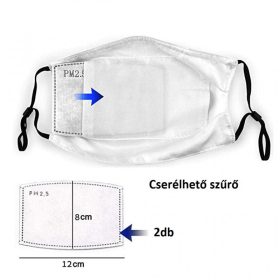 Textil szájmaszk Schnauzer 1