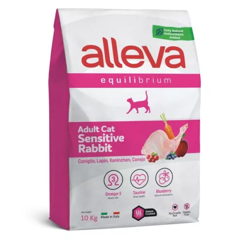 Alleva Equilibrium Cat Adult Sensitive nyúl 10kg
